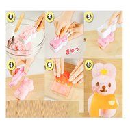Witkey 2pcs Bento Accessories Rice Ball Mold Suit Creative Lovely Seaweed Sushi Material Tool Clamp Laver Embossing... N3