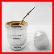 ARGENTINA MATE GOURD YERBA TEA WITH STRAW BOMBILLA SET KIT DIET DRINK THIN 4811 N5