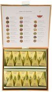 Tea Fort&eacute; Tea Chest Herbal Tea Tasting Assortment with 40 Handcrafted Pyramid Tea Infusers - Chamomile, Chai,... N4