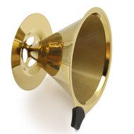 Nicelucky Stainless Steel Pour Over Cone Dripper Brewer, Gold Coated Coffee Filter with Cup Stand for 1-4 Cups