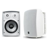 VM Audio 300W Waterproof Indoor/Outdoor Porch Speaker Pair Set, White | SR-WOD6