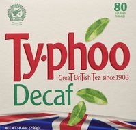 Typhoo British Tea, Decaf, Foil fresh teabags, 80 Count N6
