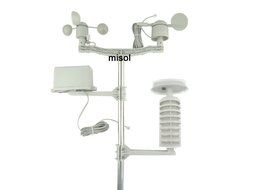MISOL Professional Wireless Weather Station Touch Panel w/ Solar sensor, w/ PC interface N4