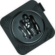 Siliconezone 4.3&quot; Non-Stick Silicone Rhinoceros Mini Cake Mold, Grey N11