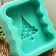 Bluelover Christmas Tree Shape Chocolate Cake Soap Mold Fondant Sugar Mould N2