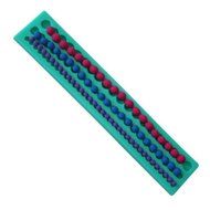 SHINA Pearl Chain Fondant Soap Sugar Craft Cake Cookie Decorating Silicone Mold #130