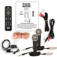 Acoustic Audio TSi550 Bluetooth Powered Floorstanding Tower Multimedia Speakers with Optical Input and Mics TSi550DM2