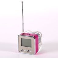 Refresh Your Life Portable Mini Speaker LCD HiFi Music MP3/4 Player Micro SD/TF USB Disk FM Radio N7