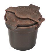 Advance K-cup- Taste Enhancer K Cup- Stainless Steel Gold Tone Filter, Reusable K-cup- with Sealed Fresh Locker...