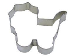 R&amp;M Baby Carriage 4&quot; Cookie Cutter in Durable, Economical, Tinplated Steel