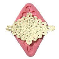 Sher Diamond Chinese Node Fondant Cake Molds Soap Chocolate Mould For The Kitchen Baking Decoration Tool