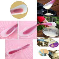 GoFriend Dual-sided Silicone Spatula Set Pastry Brush Kitchen Cooking Utensil- Set of 2 N5