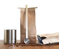 11.5&quot; Extra Long Coffee Scoop - 1 Tablespoon - Premium Grade 18/8 Stainless Steel - Reaches Bottom of Coffee Bags N2