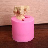 Lovely 3D Teddy Bear Silicone Mold Fondant Chocolate Soap Mould N2