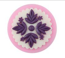 Autek Flower Grass Fondant Soap Sugar Craft Cake Cookie Decorating Silicone Mold #144