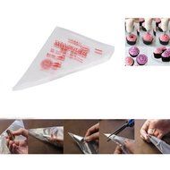 yueton Pack of 100 Disposable Cream Pastry Bag Cake Icing Piping Decorating Tool N2