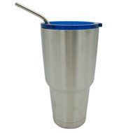 Morecome Spill And Splash Resistant Lid With Slider Closure For 20 Oz (Pink)
