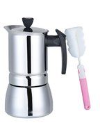 Generic 300 ML, 6 Cup Stainless Steel Moka Espresso Latte Percolator Stovetop Espresso Maker Coffee Maker Pot...