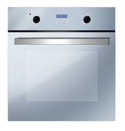Black Empava 24 Tempered Glass LED Digital Touch Controls Electric Built-in Single Wall Oven 2800W 110V