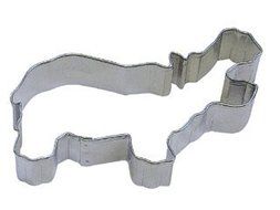 4" Hippo Cookie Cutter