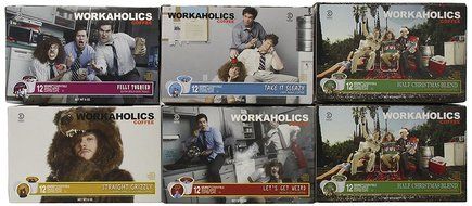 Workaholics Straight Grizzly Single-Cup Coffee for Keurig K-Cup Brewers 12-Count N9
