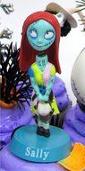 Nightmare Before Christmas 10 Piece Deluxe Cupcake Topper Set Featuring Zero, Barrel, Lock, Shock, Sally, Jack... N2
