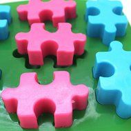 Baidecor Puzzle Silicone Chocolate Molds Candy Mold Set Of 3