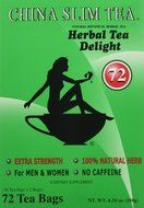 China Slim Tea Extra Strength For Men and Women 72 Tea Bags N3