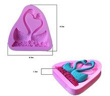 Silicone Chocolate Mould Double Swan Cake Decoration Mold Bakeware Cooking Tools Kitchen Accessories N2