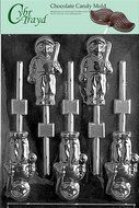 Cybrtrayd S007 Baseball Lolly Chocolate Candy Mold with Exclusive Cybrtrayd Copyrighted Chocolate Molding Instructions