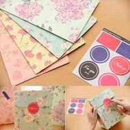 Zeroyoyo Flowers Paper Gift Treat Bag Xmas Party Holiday Cookies Bag Sticker N5