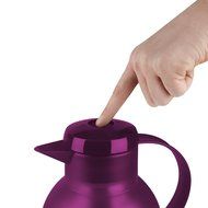 Emsa Samba Quick Press Insulated Server, 34-Ounce, Translucent Eggplant N4