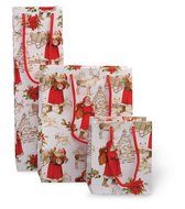 Boston International 6 Count Luv2Pak Gift Bags, Medium, Christmas Dogs N5