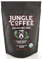 Jungle Coffee Ground | Costa Rican Organic Dark Roast Ground (1 lb) - Gourmet Best Ground Coffee 1 Pound Fresh...