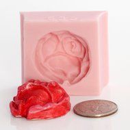 Silicone Rose Mold Food Safe Fondant, Chocolate, Candy, Mint, Resin, Polymer Clay, Soap, Wax, Jewelry, Craft Mold...