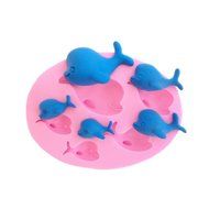 1 X Pretty Blue Whale Silicone Mould Fondant Sugar Craft Molds DIY Cake Decorating