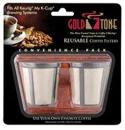 HIC Gold Tone Reusable Coffee Filter, 1-Cup