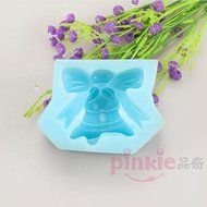 Pinkie Tm Small Bell Skeleton Head Silicone Soap Mold Chocolate Clay Resin Mould Sugarcraft Cake Decorating Tools