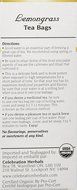 Celebration Herbals Organic Lemongrass Tea Caffeine Free -- 24 Herbal Tea Bags N3