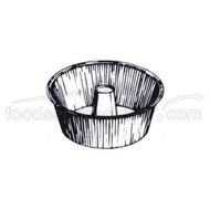 Handi Foil Angel Food Pan with Cup, 60 Fluid Ounce Capacity -- 250 per case.