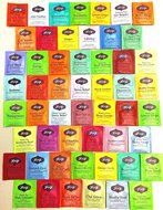 PowerTea Medley Gift Box Yogi Tea Variety 50 Tea Bags with Power for Apple Honey Sticks