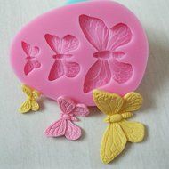 Bhbuy Lace Silicone Mold Sugar Craft Cake Fondant Mould Butterfly Cake Decorating Tool N3