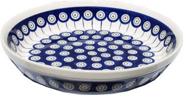 Polish Pottery Dish Pie Plate N10