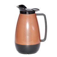 Service Ideas Thermo-Serv 1 liter Copper / Black Flip Top Server