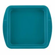 SilverStone Hybrid Ceramic Nonstick Bakeware Steel Square Cake Pan, 9-Inch x 9-Inch, Marine Blue