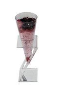 Individual Acrylic Cone Stand 6 inches 5 count box N6