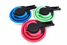 Youzee Foldable Outdoor Hot Water Boiler, Silicone Kettle Outdoor Gadgets Cooking Tools N3