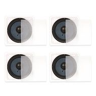 Blue Octave BDW10 In Wall 10" Passive Subwoofer Speakers Home Theater 4 Sub Set