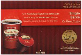 Tim Horton's Single Serve Coffee Cups, Original Blend, 24 Count N36