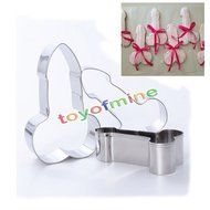 3Pcs Stainless Steel Penis Cookies Cutter Baking Biscuit Fondant Cake Mold Set N4